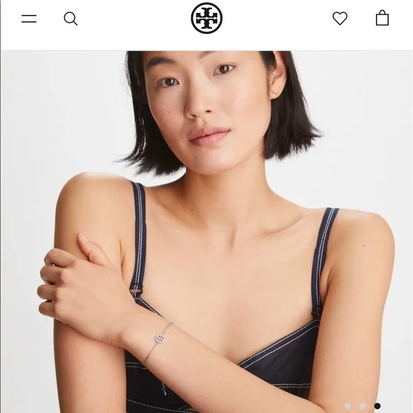 TORY BURCH GOLD dainty bracelet - Picture 2 of 5